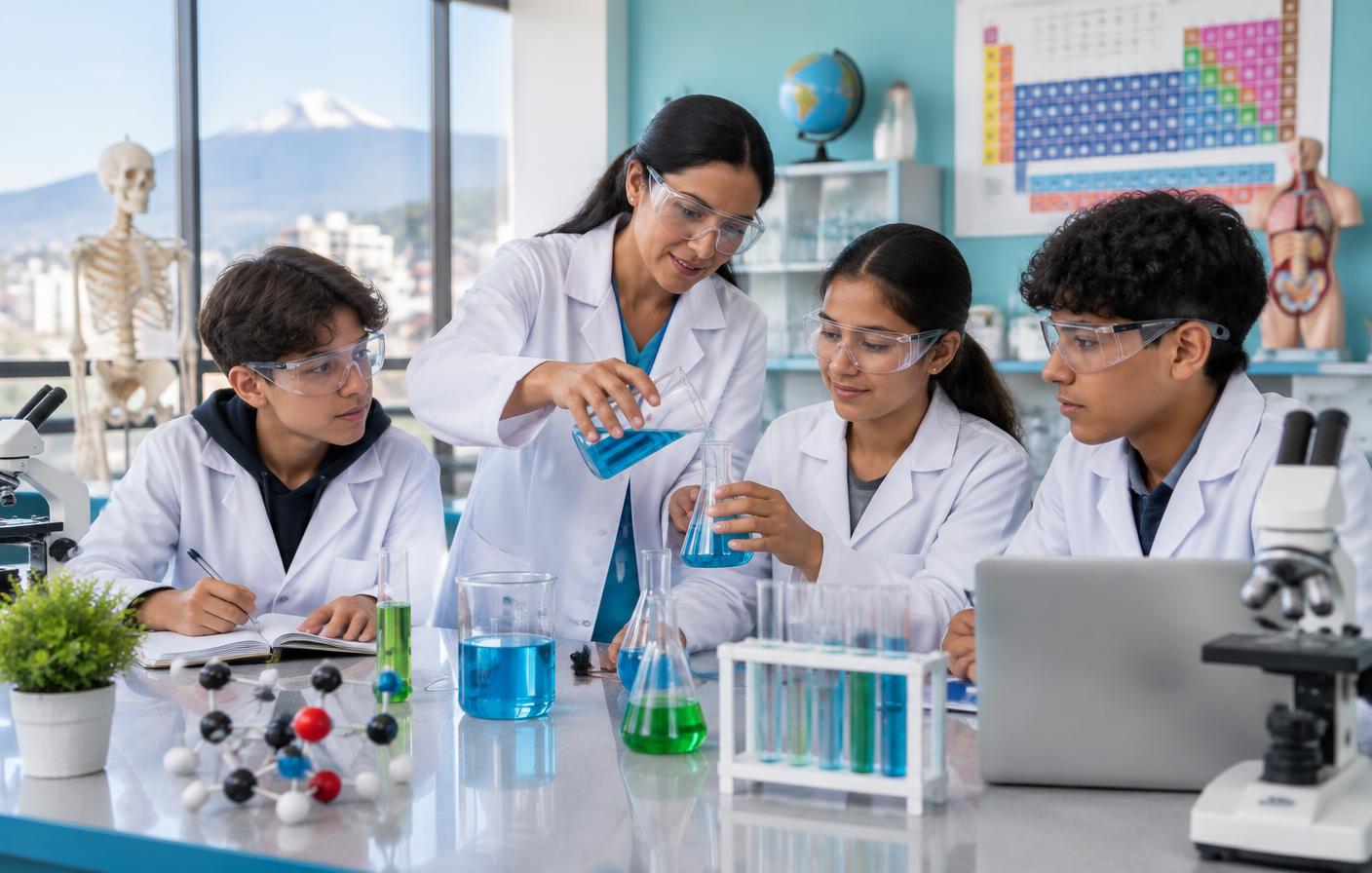Instrumental representativo de materiales para enseñanza
